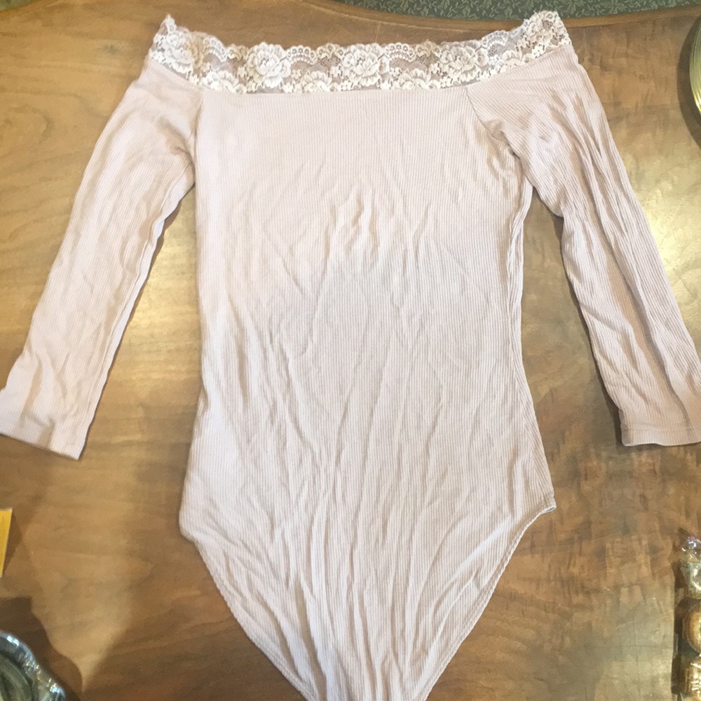 Off the shoulder body suit